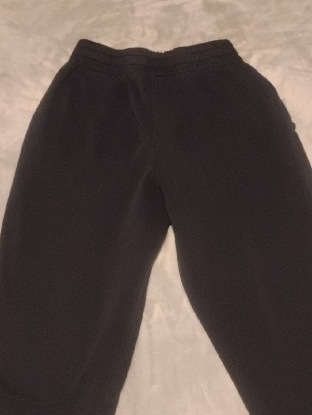 Nike Kids Black Joggers with White Swoosh - Picture 4 of 6